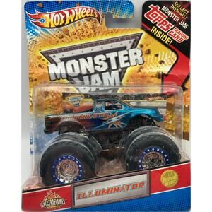 Hot Wheels Monster Trucks Illuminator 1st Edition 2012 Spectra Flames Topps Card